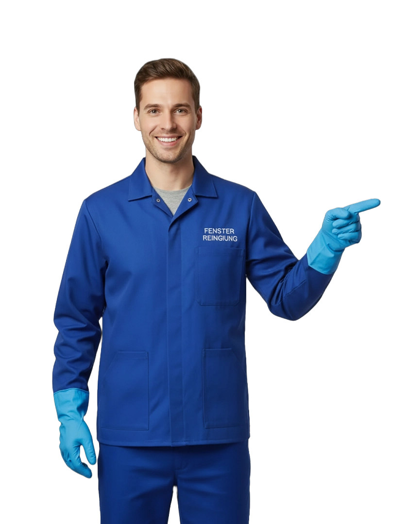 Fensterreinigung Wien Profi bei der Arbeit